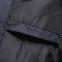 Paptzroi muške jakne sa čvrstom bojom nacrte sa dugim rukavima za šivanje kapuljače