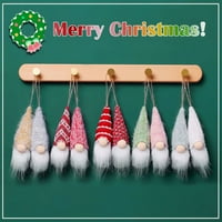 Božić Gnome Plish lutka Privjesak za djecu Dječji poklon Xmas Tree Viseći zabavni ukrasi