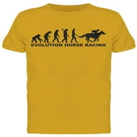 Evolution Konjska trkačka majica Muškarci -Mage by Shutterstock, muško 3x-velika