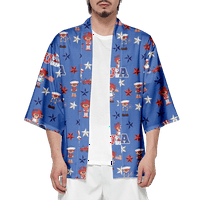Dan nezavisnosti Kimono Robe Cloak stilski mekani umjetnički majice za dječake djevojke za vanjsku