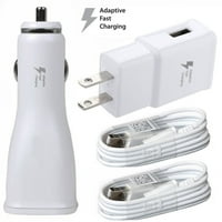 Za LG Phoeni Fortune telefone OEM komplet za brzo punjenje [USB Wall + USB auto punjač + Micro USB kabl]