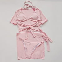 Poetren ženski bikini set za ispis kupaćim kostim cijevima napunjene grudnjake kupaće odjeće