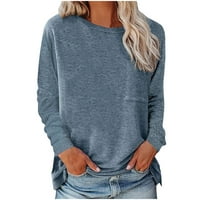 Ženski pulover s dugim rukavima Fall Fashion CrewNeck Duksev Ležerne prilike Ležerne prilike SOLASE