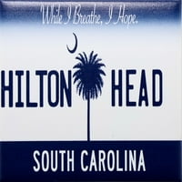 Hilton Head Južna Karolina Licenjski tablica sa kolekcionarskim sakupljačem