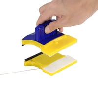 Dvostruki bočni magnetni oblik čistač stakla u kvadratnom obliku sa dodatnim čišćenjem pamuka za prozor