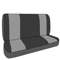Caltrend Stražnji čvrsti podaci za sjedalo za sjedalo za .-Chevy Camaro - CV583-06PA bež umetci i obloge