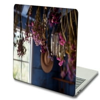 Kaishek Hard Shell poklopac za - otpustite MacBook Air S sa mrežnom prikazom USB tipa C Model: A1932 & A2179 i cvijet 1512
