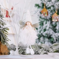 Lierteer božićni anđeo plišani lutka Privjesak Xmas Drvo viseći ukras ukrase