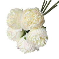 Heyii umjetni cvijet, boce glave boine umjetni fau svilene lažne cvijeće za kućni vjenčani dekor bijela