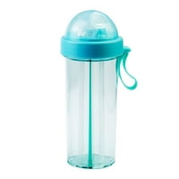 Clear Clear, plastična čaša od 600ml Prozirna mat prenosni nije lako razbiti vodu na otvorenom sportove putni vodeni boce prijenosni procuri