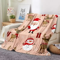 Pčela i pokrivač meka pliša zagrljaj je pokrivač pogodan za kaučje za krevete i lagani božićni kućni tekstil nizinski pokrivač