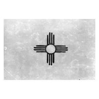Vintage fotografija: nova Meksiko zastava