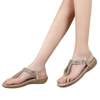 Ženske cipele debele đonove s dijamantskim sandalima boemske stile vodootporne sandale seksualne sandale