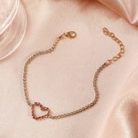 Narukvice za žene Moda Slatka ružičasta narukvica za srce kreativno sjajno breskve breskve Minimalistički