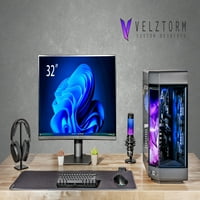 Velztorm LCD Black Praeti Gaming Desktop Velz0092
