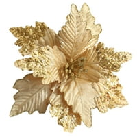 Deyuer umjetni božićni cvijet realističan izgled stvori atmosferu svijetla boja sjajna površina xmas