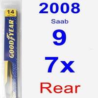 Saab 9- stražnje oštrica brisača - straga