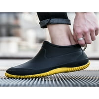Glookwis muške čizme ravne radne cipele klizne na čizme žene ili muškarce vodootporno otporne na habanje