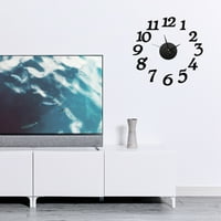 3D veliki zidni sat naljepnica akril tihi digitalni veliki DIY samopouzdan sat Moderni dizajn za sobu