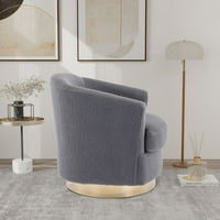 Furnian 30.7 W boucle okretna akcent barelna stolica Moderna udobna kauč katedla za dnevni boravak,