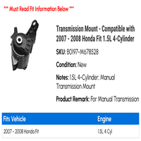 Mount za prijenos - kompatibilan sa - Honda Fit 1.5L 4-cilindar