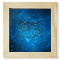 Zvjezdani noćni rak Zodijac Constellation Constellation Scord Frame Frame Wall StolPop displej
