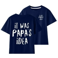 Tarmeek Unise Toddler Baby Boy Girl Pismo majica Osnovna majica s kratkim rukavima Crewneck Tee Majice Forts Bluza Ljetna odjeća