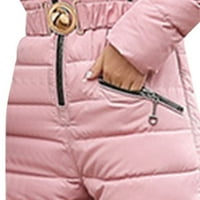 FVWitlyh traper jakna za žene ženske dugih rukava s dugim rukavima pulover pulover u boji