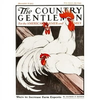 Posteranzički poklopac zemlje Poljoprivredne časopise Zemlje iz plakata ranog 20. stoljeća - u. - Veliki