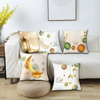 Visland Ramadan bacač jastuk navlake na jastuci Kućni ukras zvijezda Moon GLAVE Jastuk navlake za kauču