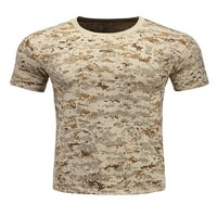Capreze muškarci Baggy ljetni vrhovi Casual Camouflage bluza Osnovni pulover Camo Print Tee