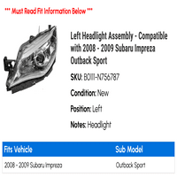Sklop lijevog svjetlosti - kompatibilan sa - Subaru impreza vanjski sport