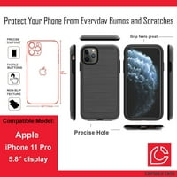 Capsule Case kompatibilan s iPhoneom Pro [Drop zaštita od udara udara udarna od karbonskih vlakana zaštitna