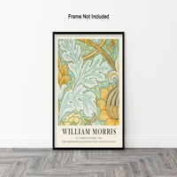 Vintage William Morris Poster - Retro Art Nouveau Print - St James uzorak, cvijet, list, cvjetni - Unfrant