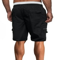 Paille muns bermuda kratka pantnija dno noge bane čvrste boje teretni kratke hlače udovolji crna 2xl