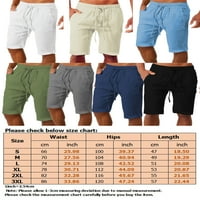 Leuncero Muškarci Odmor za odmor Ljetne kratke hlače Dužina koljena sa džepovima Beachwear Havajski