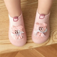 Eczipvz Toddler Cipele Boys Girls Animal Crtani čarape cipele Toddler Toplice čarape Nelične cipele