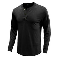 Idoravanske majice s dugim rukavima za muškarce Prodaja muškaraca dugih rukava bify mišićna osnovna čvrsta čista boja bluza za majicu