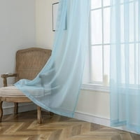 Dužina zavjesa za spavaću sobu dnevni boravak, tretmani za filtriranje svjetla za šipke