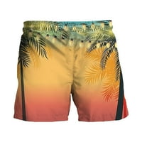 Muške kratke hlače Muške tiskane kratke hlače Nova tropska havajska plaža modne prozračne casual pantalone
