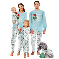Porodica podudaranje božićne pidžame postavljene božićne grinch tiskane veličine za odrasle-djecu-baby-kućni