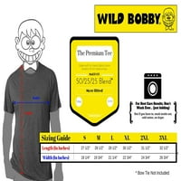 Divlji Bobby, uredski repe kultura muške premium tri mješavaju majicu, premium heather, srednje