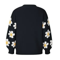 GUZOM džemper za žene u prodaji - džemperi za žene Trendi pulover vrhovi novi dolasci crne veličine 8