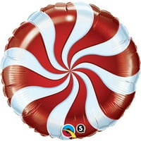 Klabilna balon za foliju sa svečanim bombonskim vrtložnim dizajnom