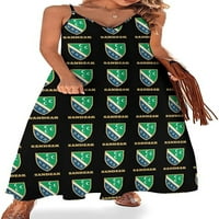 Sandzak zastava Ženska haljina za snimku Ležerne prilike labave ljuljačke haljine Long Maxi haljine