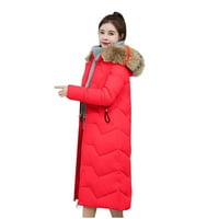 Tking Fashion Women Cardigan Warm Topla s kapuljačom gusta topla jakna dugačak kaput kaput kardigan
