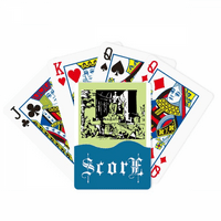 Kip God Art Deco Fashion Score Poker igračka karta Inde