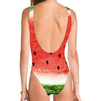 Žene visoko rezano jednodijelno kupaće kostimi za kupaće kostim Monokini kupaći kostimi