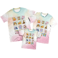 Majica Porodična odijela Winnie The Pooh T Majica Grafički elegantan kratki rukav CATC majica Majica