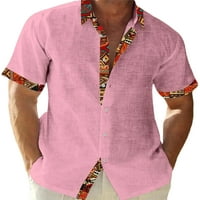 Neilla muški vrhovi majica remel majica down ljetne košulje muškarci casual bluza kratki rukav majica